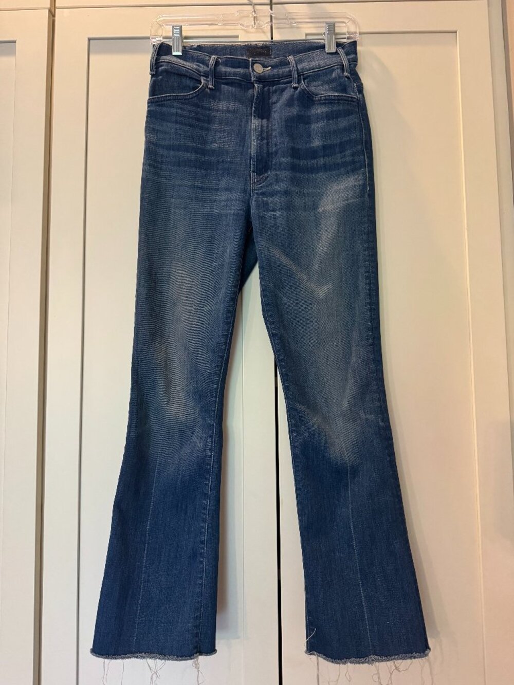 MOTHER Hustler Ankle Fray Jeans Squeeze It Sz 27
